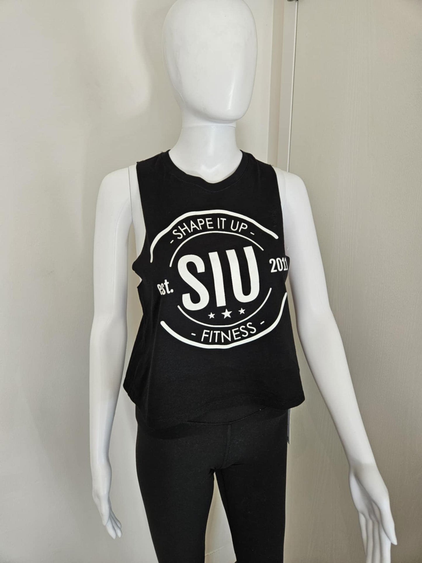 Shape It Up Crop Muscle Tank