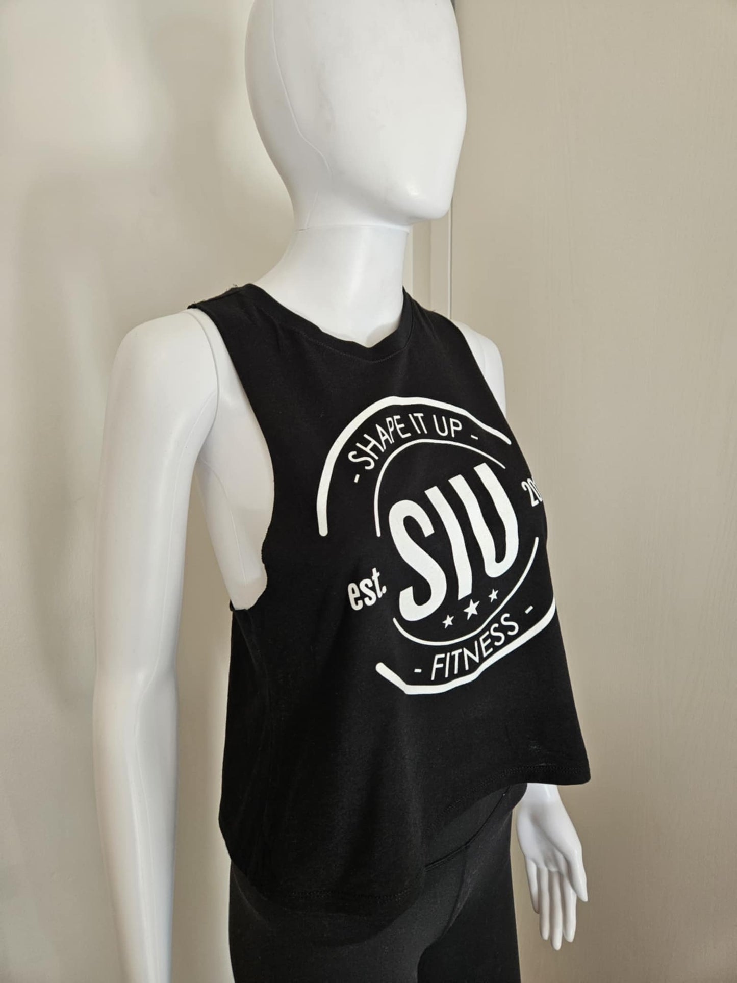 Shape It Up Crop Muscle Tank