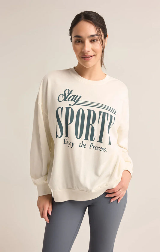 Z Supply Sporty Crewneck Sweatshirt